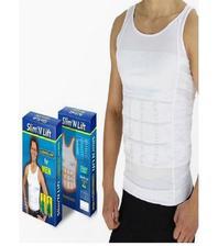 Nylon Slimming Vest For Men - White
