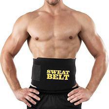 Hot Shapers Sweat Waist Trimmer Fat Burner Belly Tummy Yoga Wrap Black Exercise Body Slimming Belt