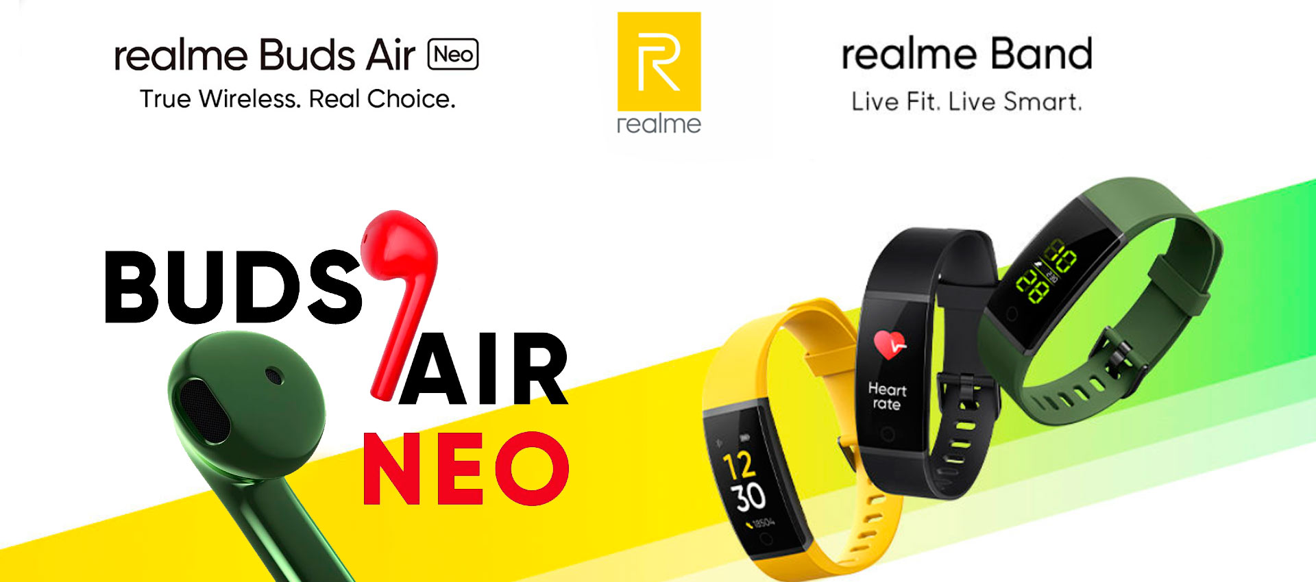 Realme Exceptional Healthcare Fitness Band & Buds Air Neo Launched in Pakistan