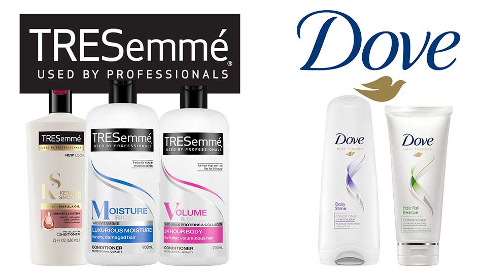 Tresemme and Dove Conditioners prices in Pakistan