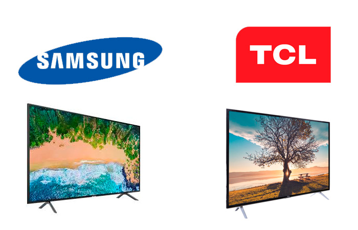 Samsung and TCL LED TV in PAKISTAN