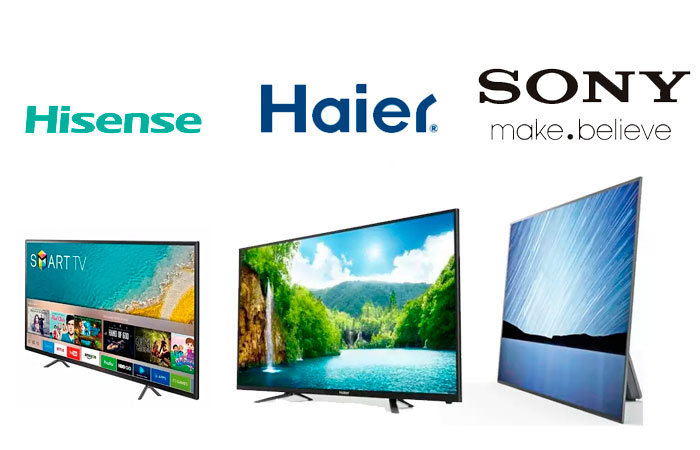 Sony, Haier and Hisense LED TVs