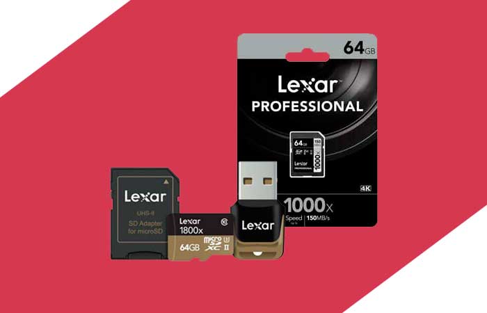 Lexar 64 GB Micro Card