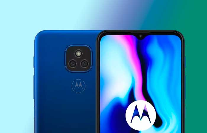 Motorola Moto E7 look
