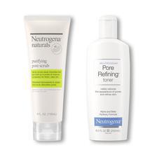 Purifying Pore Scrub + Neutrogena Pore Refining Toner