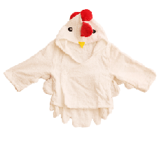 Character Hooded Bathrobe Chicken
