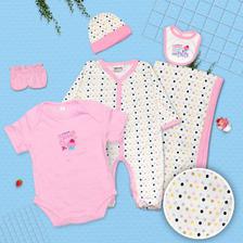 Little Star 6 pcs Suit set Sweet Like Mom Pink
