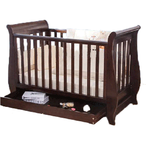 Infantes Baby Crib Brown