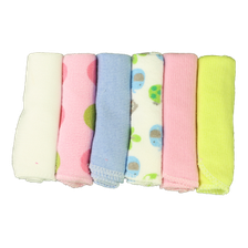 Gerber Baby Pack Of 6 Face Towels Pink