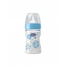 Chicco Baby Well-Being PP Silicone Bottle (Boy) 150ml