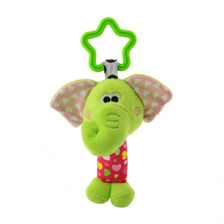 Baby Rattle Cot Toy Elephant