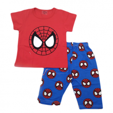 Shirt & Short Set Spiderman Red