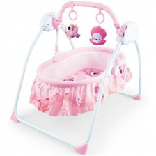 Infantes Baby Cradle Swing Bed, Pink