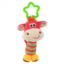 Baby Rattle Cot Toy Moo