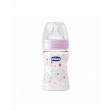 Chicco Baby Well-Being PP Silicone Bottle (Girl) 150ml