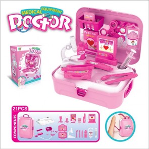 joymaker Doctor Set Suitcase Pink