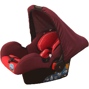 Infantes Baby Carry Cot Maroon & Red