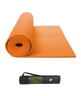 Yoga & Gym Mat With Bag 6mm Orange