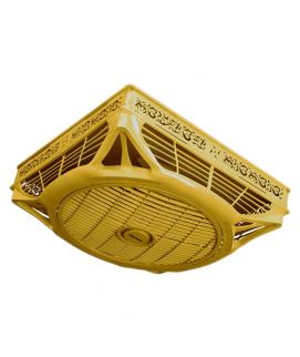 Voldam 18 Inch 2X2 3 in 1 Option Hi-Speed Decorative False Ceiling Yellow Fan 