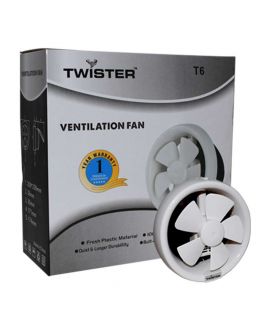 Twister Window Glass Exhaust Fan 6 Inch