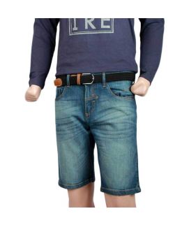 Blue Denim Shorts For Men