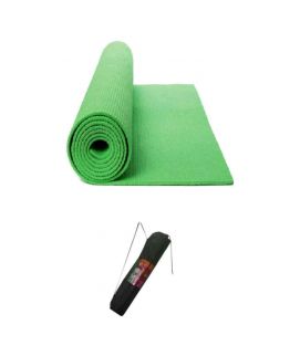 Yoga & Gym Mat With Bag 6mm Green