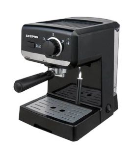 Geepas GCM6108 Cappuccino & Espresso Coffee Maker Black
