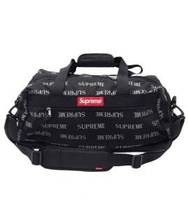 Supreme Black Big Duffle Bag