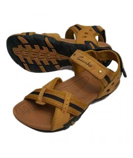 Clarks Camel Brown Stylish Sandals for Mens