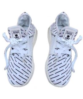Men's Adidas White Stylish Flat Shoes