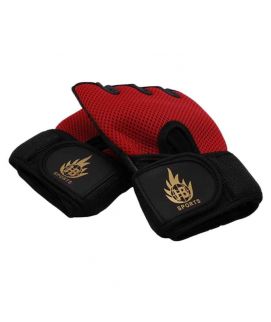 Sports Gym Gloves Black & Red