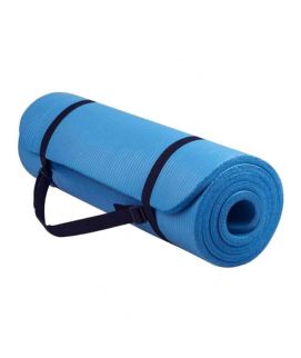 Yoga Mat Non Slip Exercise Fitness 10mm Blue