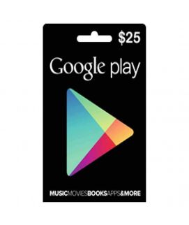 Google Play Card 25 Dollars
