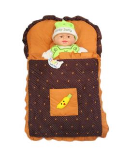 Baby Carry Nest Orange With Brown