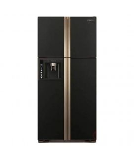 Hitachi Side By Side No Frost Black Refrigerator 20CFT GBK