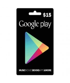 Google Play Card 15 Dollars