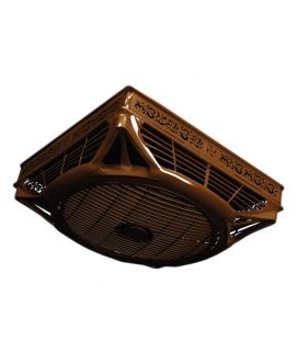 Voldam 18 Inch 2X2 3 in 1 Option Hi-Speed Decorative False Ceiling Brown Fan 