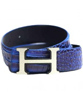 Shining Blue & Purple Belt For Men