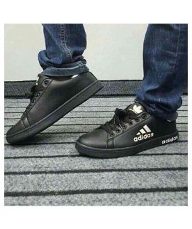 Adidas Black Flat Shoes Men