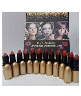 MAC Amplified Cream Lipstick Rough A Levers Pink 12 Colors