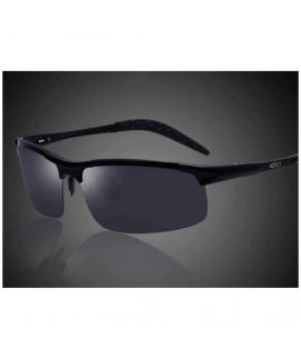 Men's Aluminum Magnesium Black Sunglasses