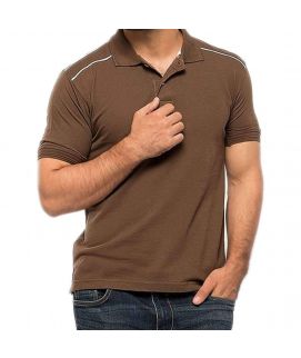 Cotton Polo Brown Shirt for Men -Sale