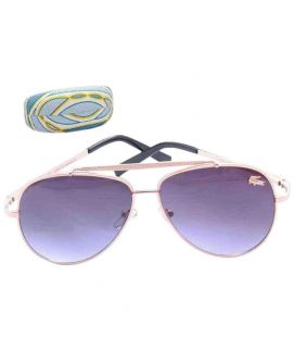 Grey Aviator Lacoste Sunglasses