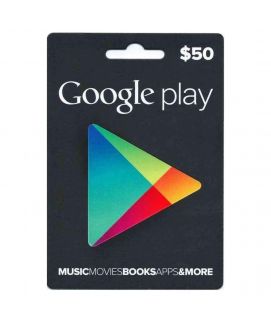 Google Play Card 50 Dollars