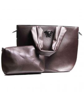 Brown V Hand Bag For Women