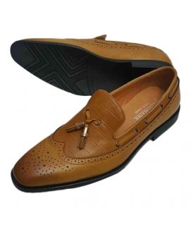 Camel leather Italian Billionaire Shoes