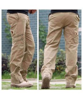 Camel Brown Men's Cargo Pants
