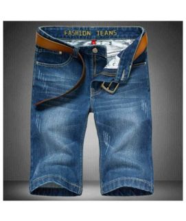 Men's Blue Denim Jeans Shorts