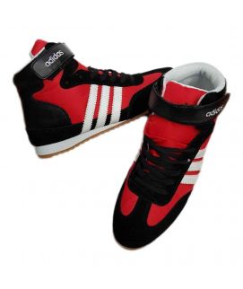 Men's Adidas Red And Black Shoes