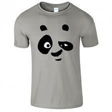 Grey Panda Graphics T shirt for Men